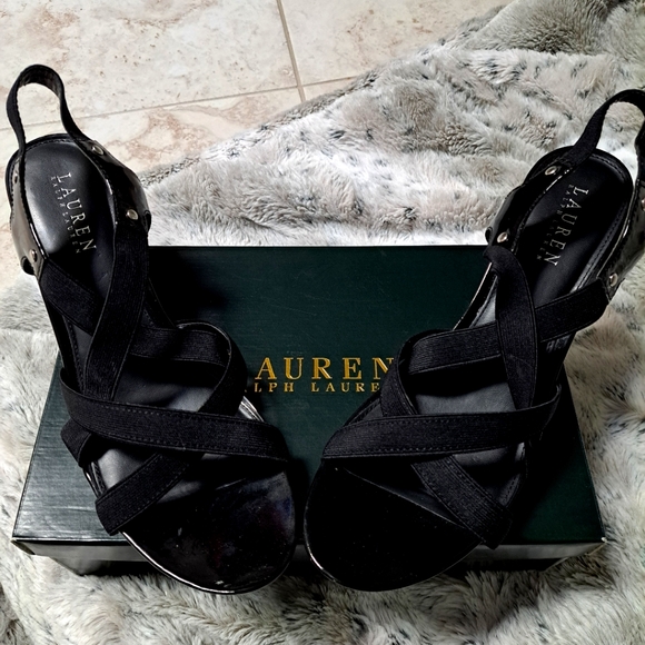 Wedges Sandals New Never Worn - Picture 1 of 6